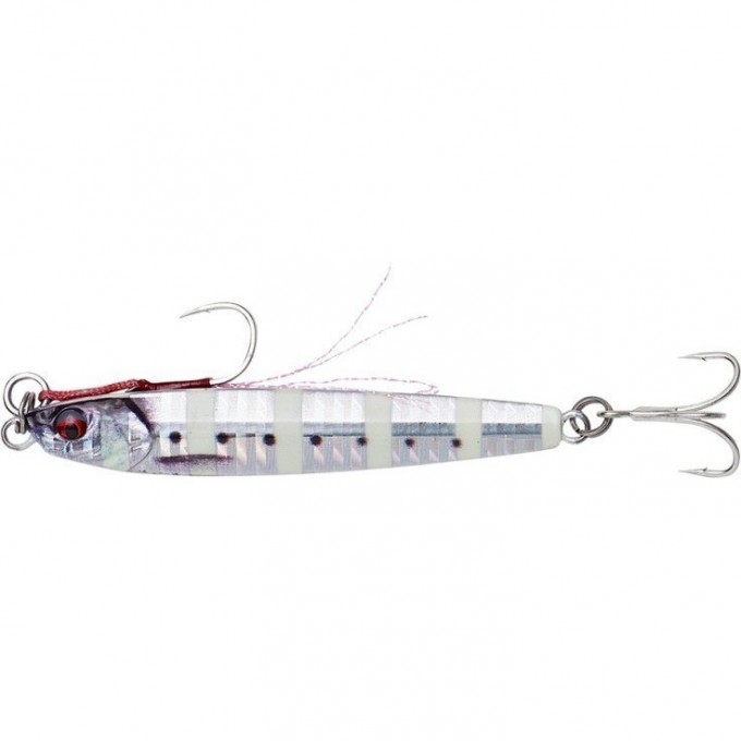 Блесна SAVAGE GEAR 3D Jig Minnow 15g 6.8cm Zebra Glow PHP 63918