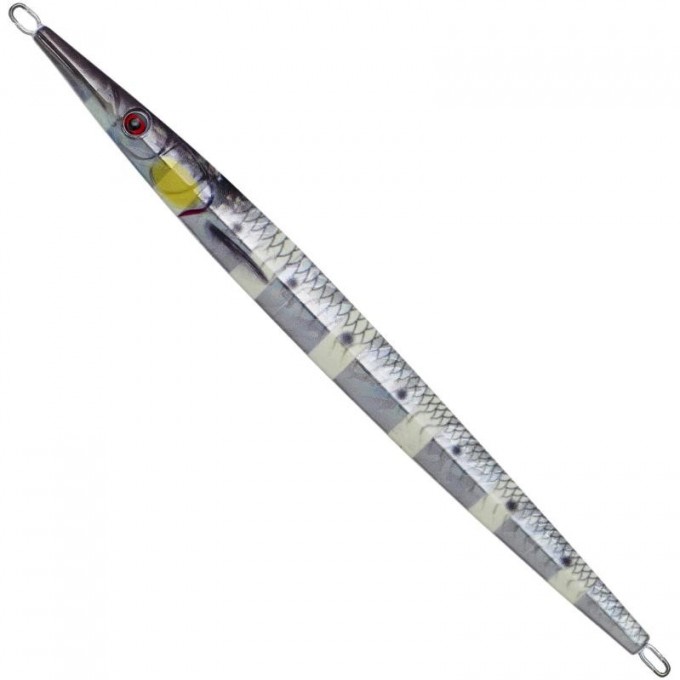 Блесна SAVAGE GEAR 3D Needle Jig 17см 60г sinking glow zebra PHP 63966