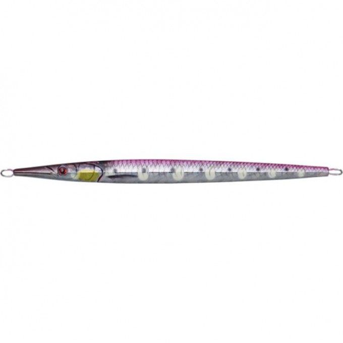 Блесна SAVAGE GEAR 3D Needle Jig 23см 150г Sinking Pink Flash Glow Dots PHP 63986