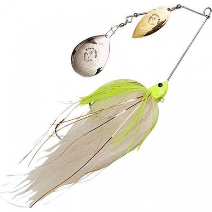 Блесна SAVAGE GEAR Da' MEGA Bush 55g White Chartruese 57694