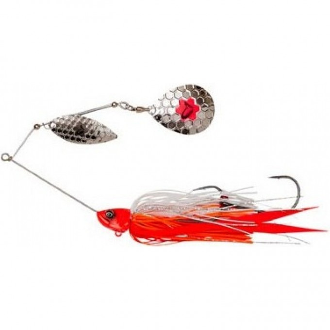 Блесна SAVAGE GEAR Da'Bush Spinnerbait 16см 32г Sinking Red Head Silver 72613