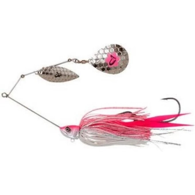 Блесна SAVAGE GEAR Da'Bush Spinnerbait 18см 42г Sinking Pink Silver 72620
