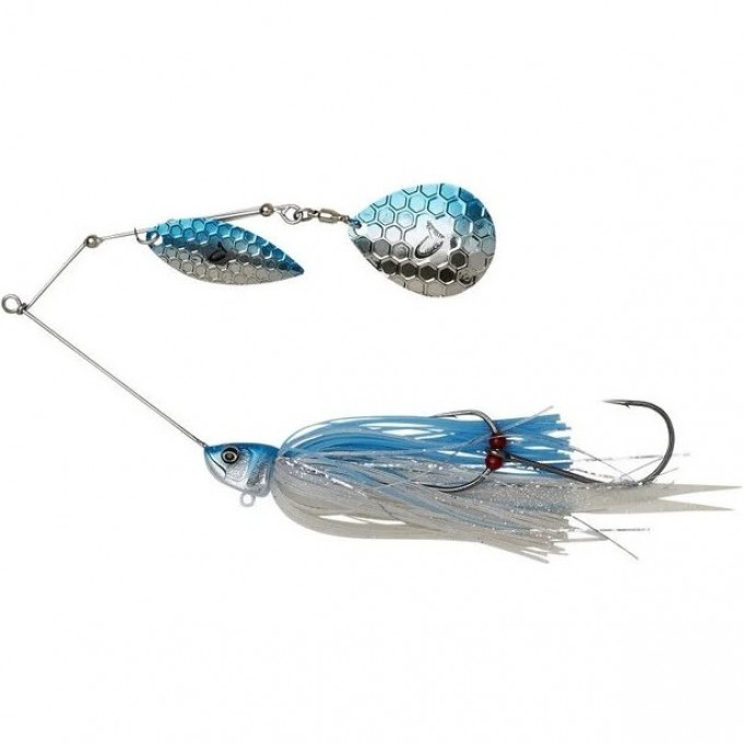 Блесна SAVAGE GEAR Da'Bush Spinnerbait 21см 55г Sinking Blue Silver 72623