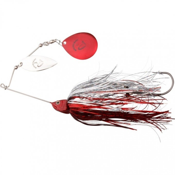 Блесна SAVAGE GEAR Da'Bush Spinnerbait 42g #4 Red Silver Flash 43641