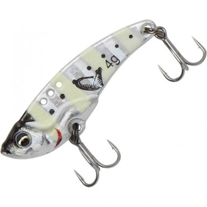 Блесна SAVAGE GEAR Vib Blade SW 45 FS 8,5гр Zebra Glow 73577
