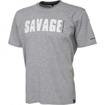 Футболка SAVAGE GEAR Simply Savage Tee - Light Grey Melangé S