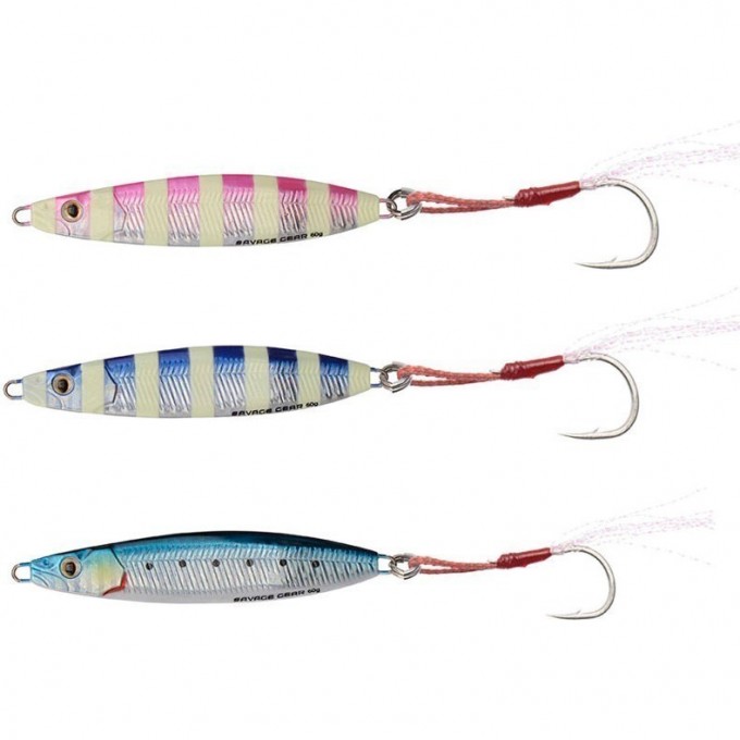 Набор блесен SAVAGE GEAR LRF Psycho Sprat 18g 3pcs (Zebra Mix) 57540
