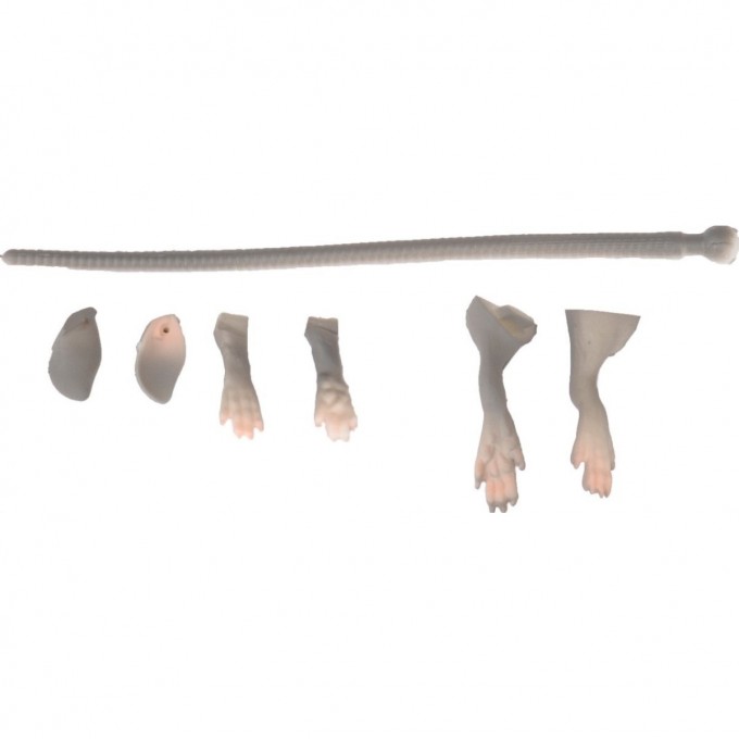 Набор для ремонта приманки крысы SAVAGE GEAR LB 3D Rad Maintenance 20 04-Grey 55184