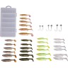 Набор приманок SAVAGE GEAR Fat Minnow T-Tail Kit 30+6pcs 50376