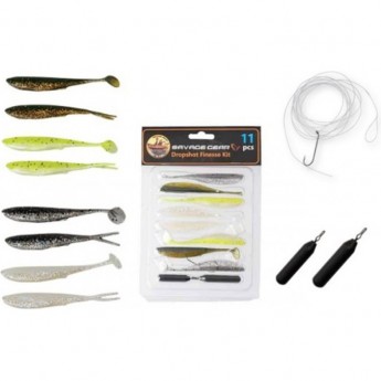 Набор приманок SAVAGE GEAR Finezze Dropshot Kit 11pcs
