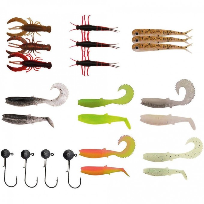 Набор приманок SAVAGE GEAR Perch Pro Kit2 Size S 23pcs 57622