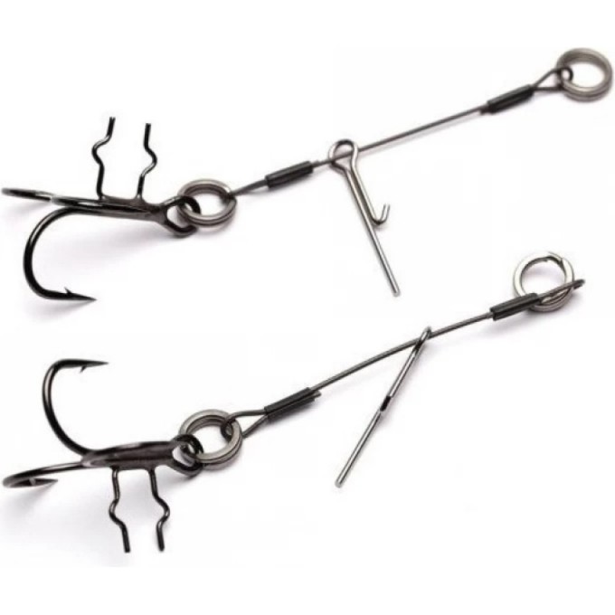 Оснастка SAVAGE GEAR Carbon49 T-Treble Spike Stingers #1/0 2pcs 69779