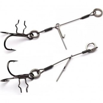 Оснастка SAVAGE GEAR Carbon49 T-Treble Spike Stingers #2/0 2pcs
