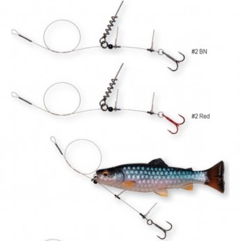 Оснастка SAVAGE GEAR Linethru Corkscrew Rig #2 30cm 22kg 2pcs Оснастка SAVAGE GEAR Linethru Corkscrew Rig #2 30cm 22kg 2pcs