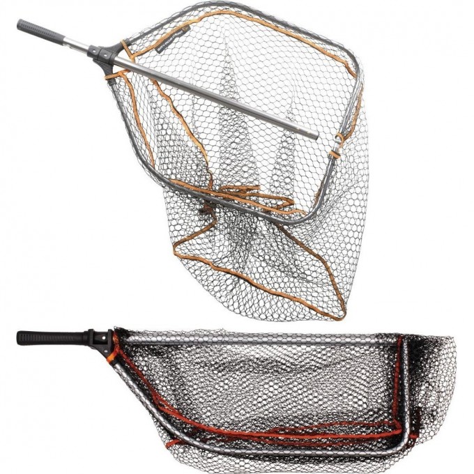 Подсачек телескопический SAVAGE GEAR Pro Tele Folding Rubber Large Mesh Landing Net XL (70x85cм) 50806