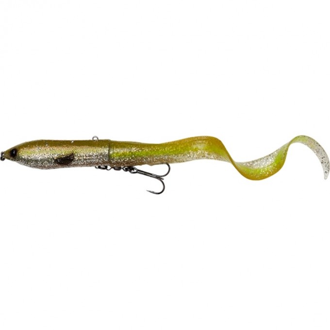 Приманка SAVAGE GEAR 3D Hard Eel 2+1 17cm 50g SS Green Silver Ayu 74134