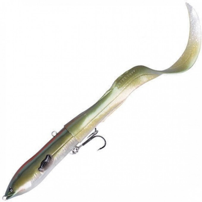 Приманка SAVAGE GEAR 3D LB Hard Eel 17 2pcs 10-Green Silver 50264