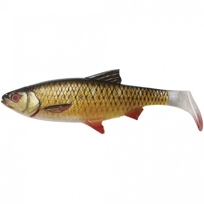 Приманка SAVAGE GEAR 3D LB River Roach Paddletail 18cm 70g 10pcs Golden Ambulance 63709