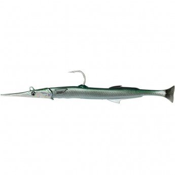 Приманка SAVAGE GEAR 3D Needlefish Pulsetail 14см 12г Sinking Green 2+1PCS