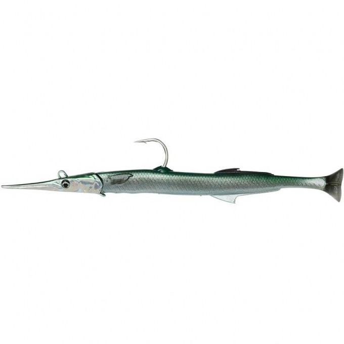 Приманка SAVAGE GEAR 3D Needlefish Pulsetail 18см 26г Sinking Green 2+1PCS 69698