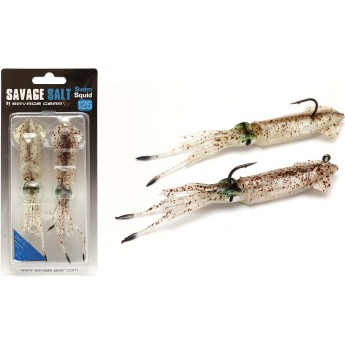 Приманка SAVAGE GEAR 3D TPE Swim Squid 125mm 25g Green Eye 2pcs