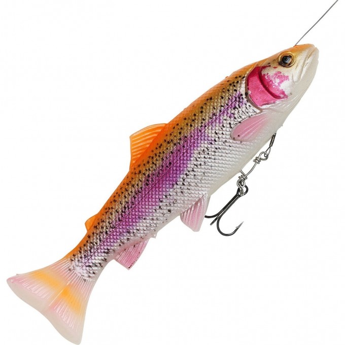 Приманка SAVAGE GEAR 4D Line Thru Pulsetail Trout 16cm 51g SS Albino Trout 61976