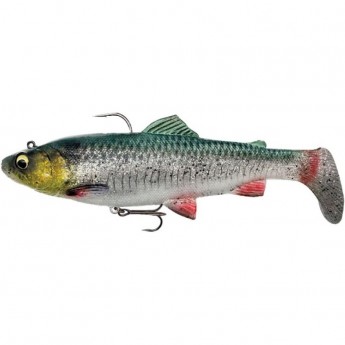 Приманка SAVAGE GEAR 4D Trout Rattle Shad 12.5cm 35g Sink Green Silver