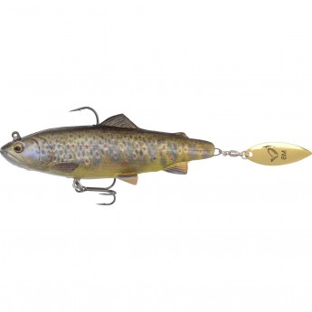 Приманка SAVAGE GEAR 4D Trout Spin Shad 14.5cm 80g MS 03-Dark Brown Trout