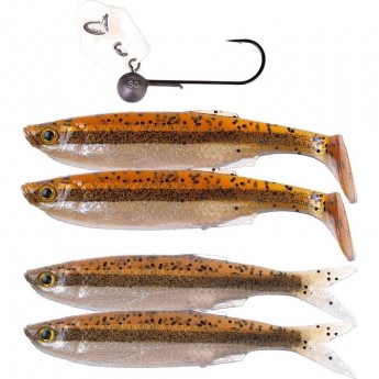 Приманка SAVAGE GEAR Crazy Blade Bleak kit 13cm 4+1pcs 08-Minnow