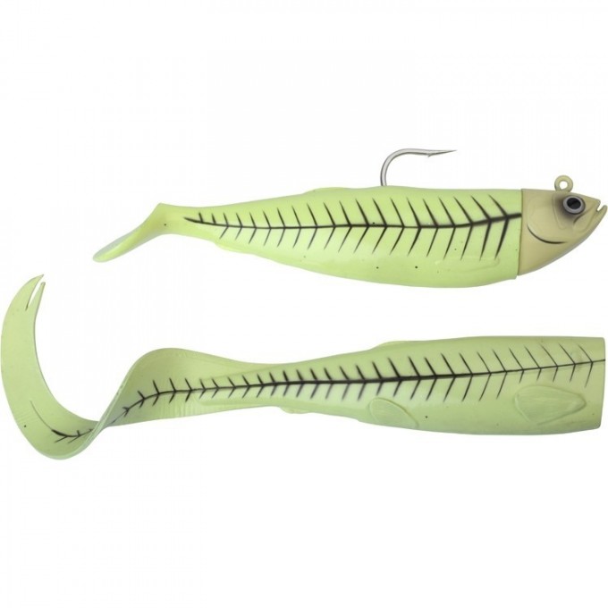 Приманка SAVAGE GEAR Cutbait Herring Kit 20 270g 19-Green Glow 49148
