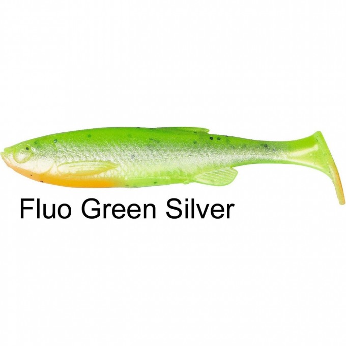 Приманка SAVAGE GEAR LB 3D F-Minnow T-Tail 13 1шт Green Silver 50469-001