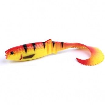 Приманка SAVAGE GEAR LB Cannibal Curltail 12.5cm 10g 1pcs Golden Amb