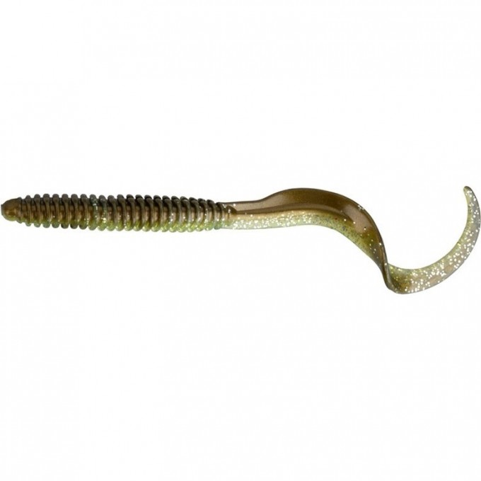 Приманка SAVAGE GEAR LB Rib Worm 110mm Green Silver 8pcs 55150