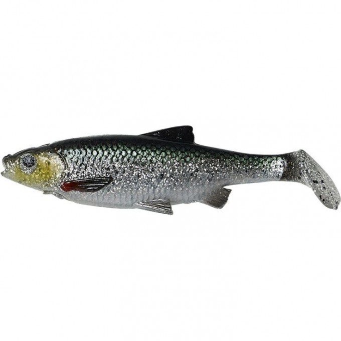 Приманка SAVAGE GEAR LB Roach Paddle Tail 10cm 1шт Green Silver 63787-001