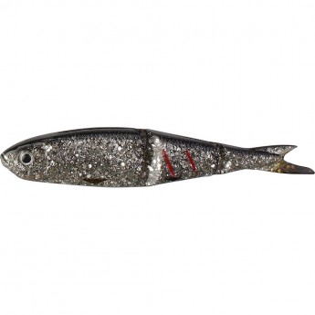 Приманка SAVAGE GEAR LB Soft 4Play 9.5cm 7.5g Swim&Jerk 01-Dirty Silver 4pcs