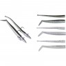 Приманка SAVAGE GEAR Mini sandeel Kit 10pcs (1+1+4+4) Pearl silver 50349