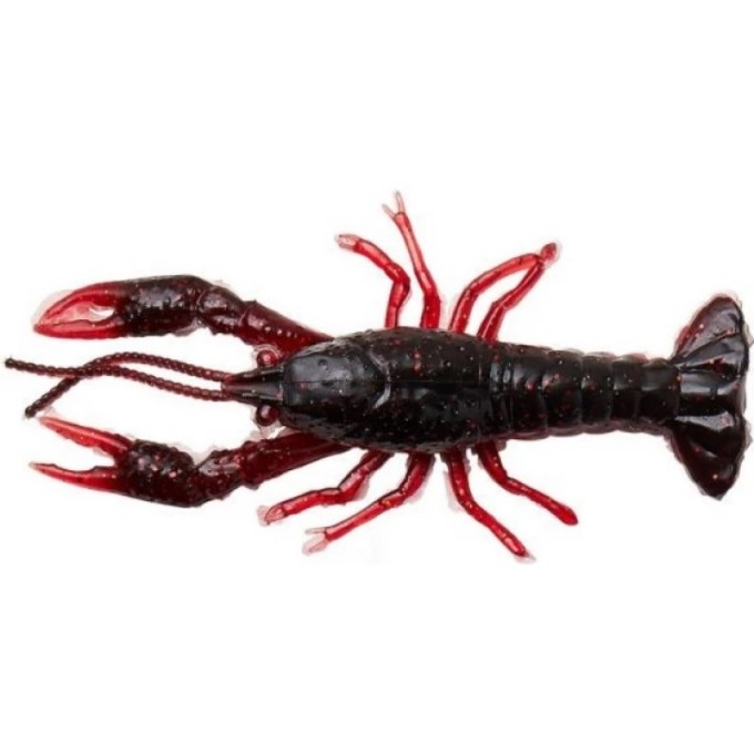Приманка SAVAGE GEAR Ned Craw 6.5см 2.5г Floating Black & Red 4шт 77416