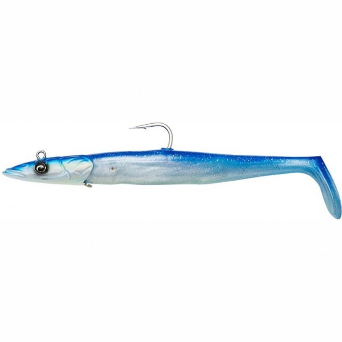 Приманка SAVAGE GEAR Sandeel V2 21.5см 140г Blue Pearl Silver 2+1 74189