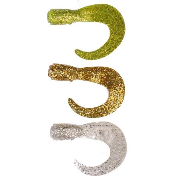 Сменные хвосты для SAVAGE GEAR 3D LB Hard Eel Long 17 3шт Gold/ Silver/ Chart 48561