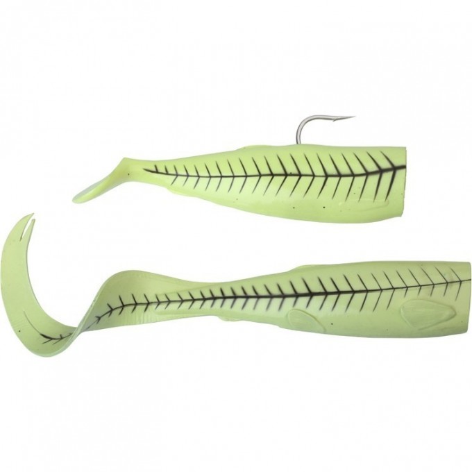 Сменные хвосты для SAVAGE GEAR Cutbait Herring 20 19-Green Glow 48662