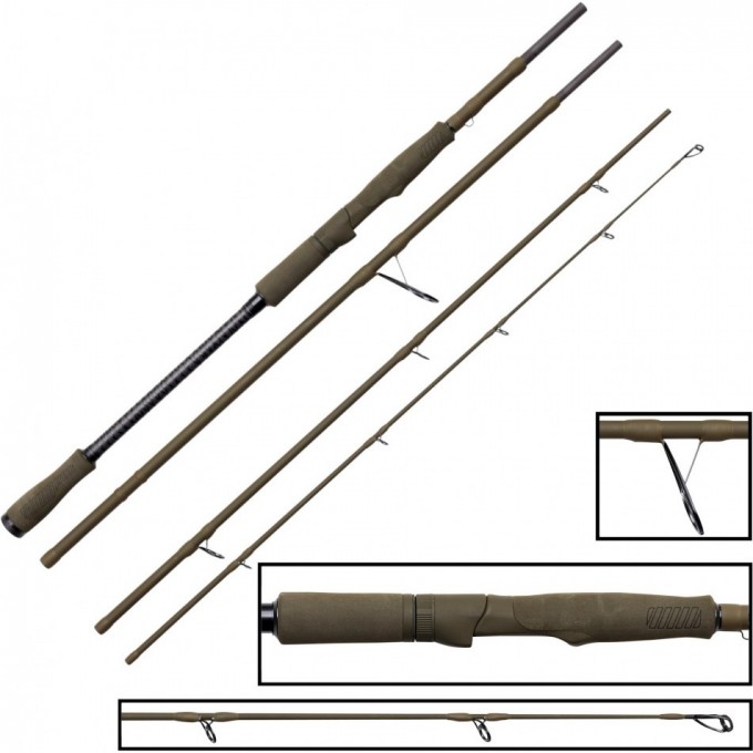 Спиннинг SAVAGE GEAR SG4 Medium Game Travel 243cm 7-25g 72207