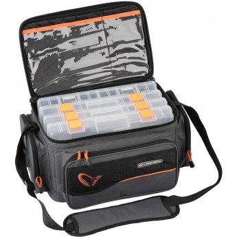 Сумка SAVAGE GEAR System Box Bag M 3 boxes & PP Bags (20x40x29cm)