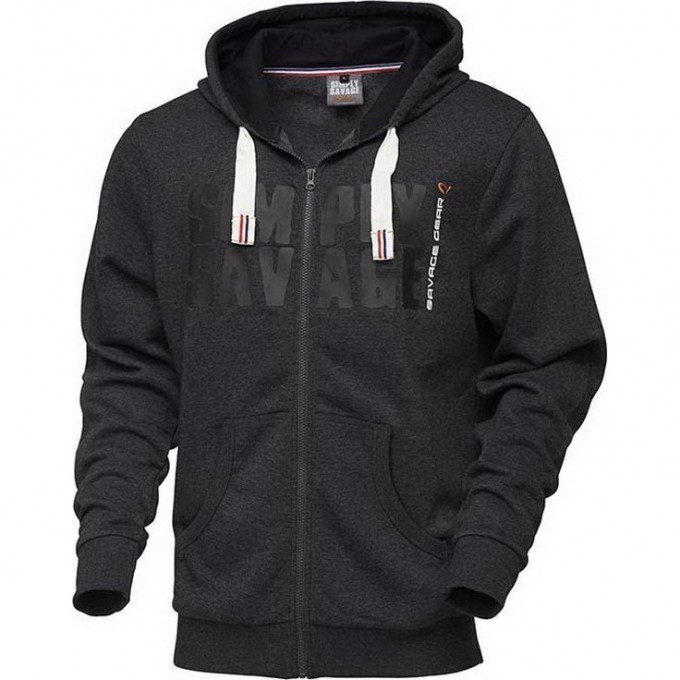 Толстовка SAVAGE GEAR Simply Savage Raw Zip Hoodie L 62302