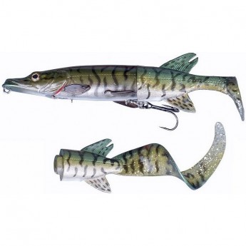 Воблер SAVAGE GEAR 3D Hybrid Pike 17cm 45g SS 07-Green Silver Pike