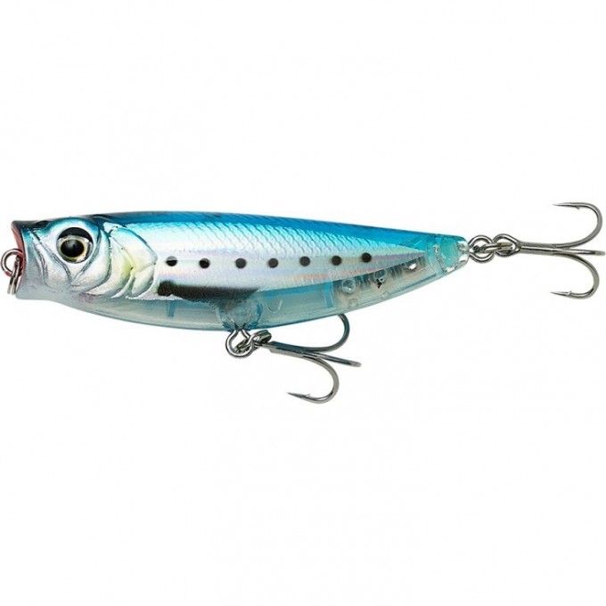 Воблер SAVAGE GEAR 3D Minnow Pop Walker 5.5cm 6g F Ghost Sardine 64080