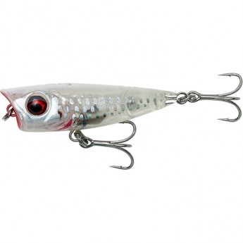 Воблер SAVAGE GEAR 3D Minnow Popper 4.3cm 4g F Crystal White