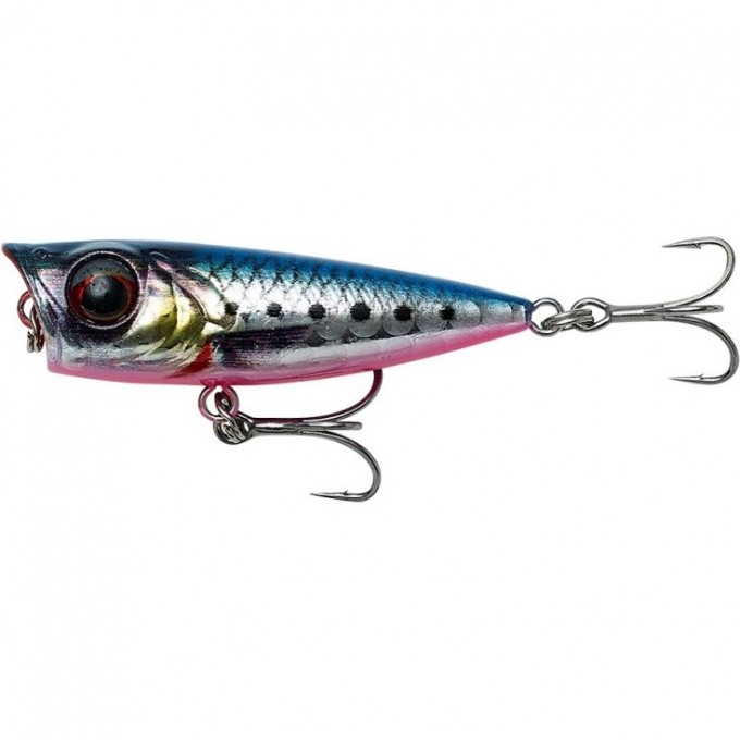 Воблер SAVAGE GEAR 3D Minnow Popper 4.3cm 4g F Pink Belly Sardine PHP 64068