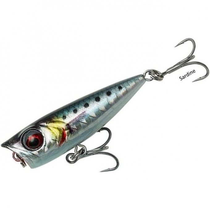 Воблер SAVAGE GEAR 3D Minnow Popper 4.3cm 4g F Sardine PHP 64067