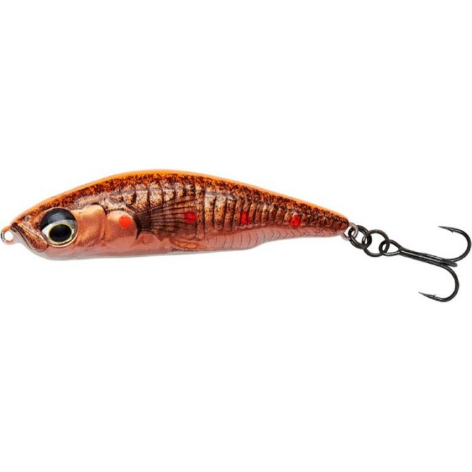 Воблер SAVAGE GEAR 3D Sticklebait Pencil 5.5см 7г Sinking Fluo Orange Copper 74022