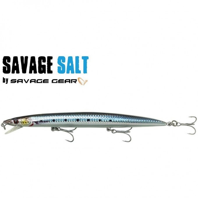 Воблер SAVAGE GEAR Sandeel Jerk minnow 14.5см 14г Slow Float Sardine PHP 63999